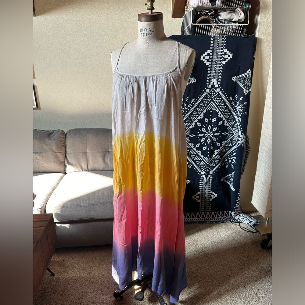 Billabong rainbow maxi dress